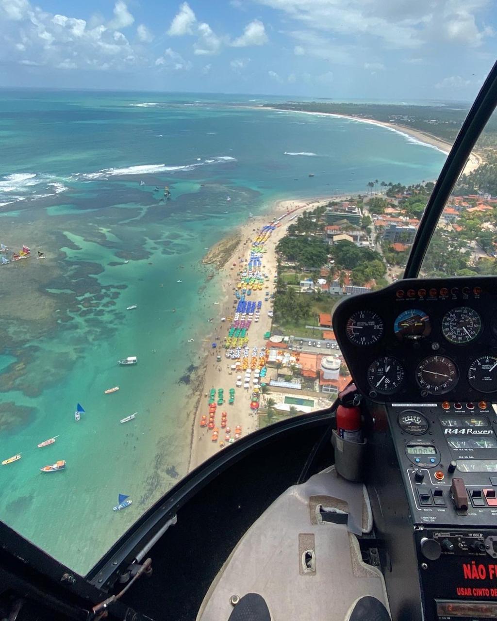 Passeio de Helicóptero em Porto de Galinhas e região