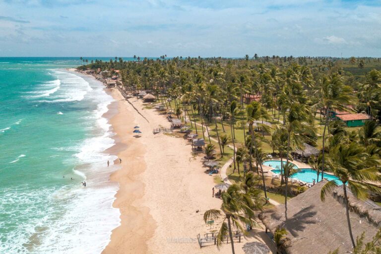 porto de galinhas visto de cima